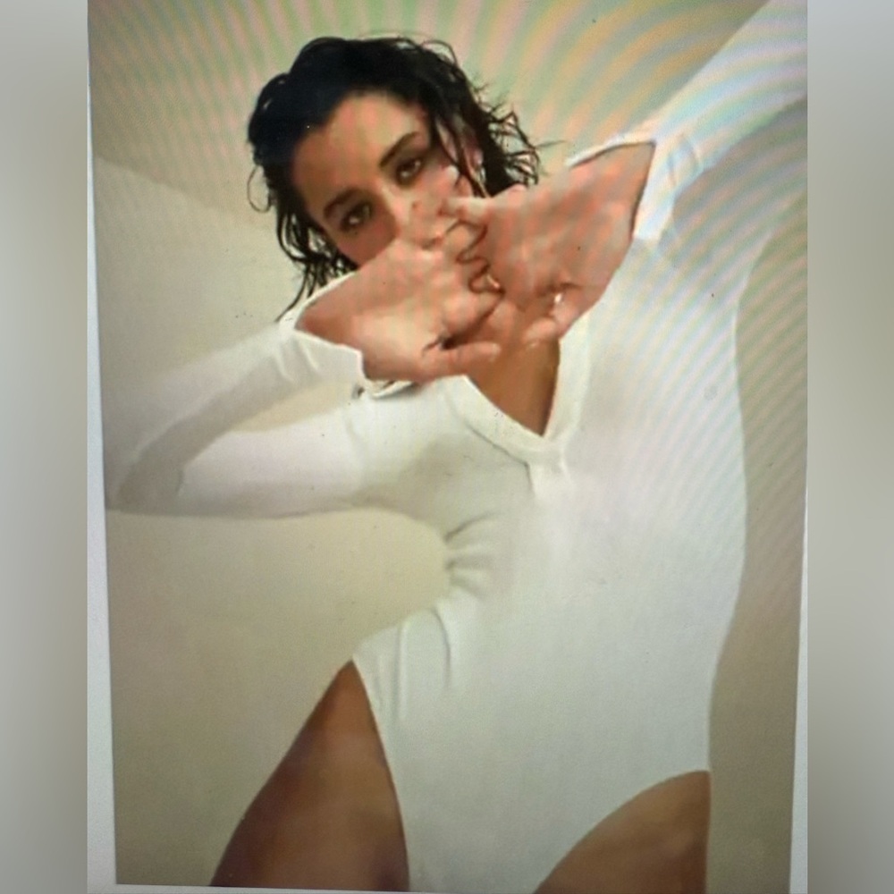 White Long Sleeve Bodysuit